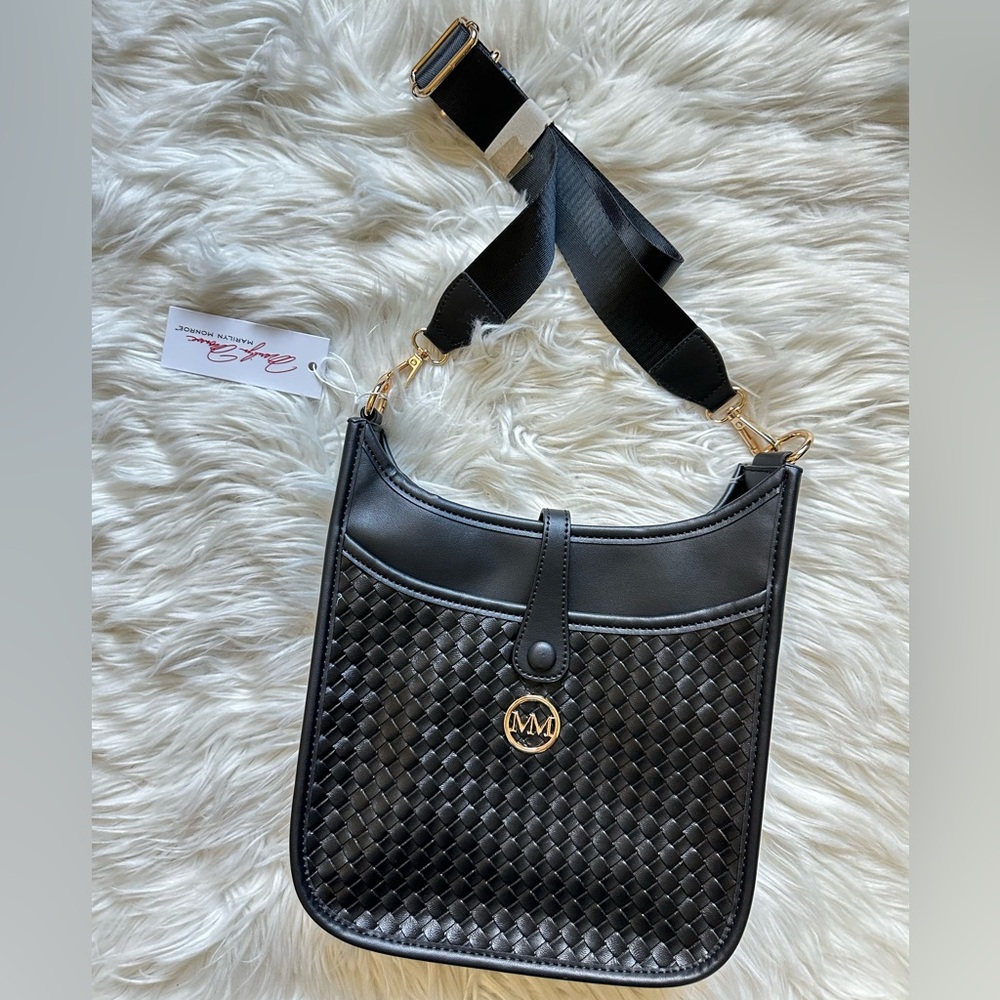 NEW faux leather crossbody bag